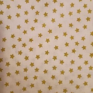 Gold Star Print Fabric Top